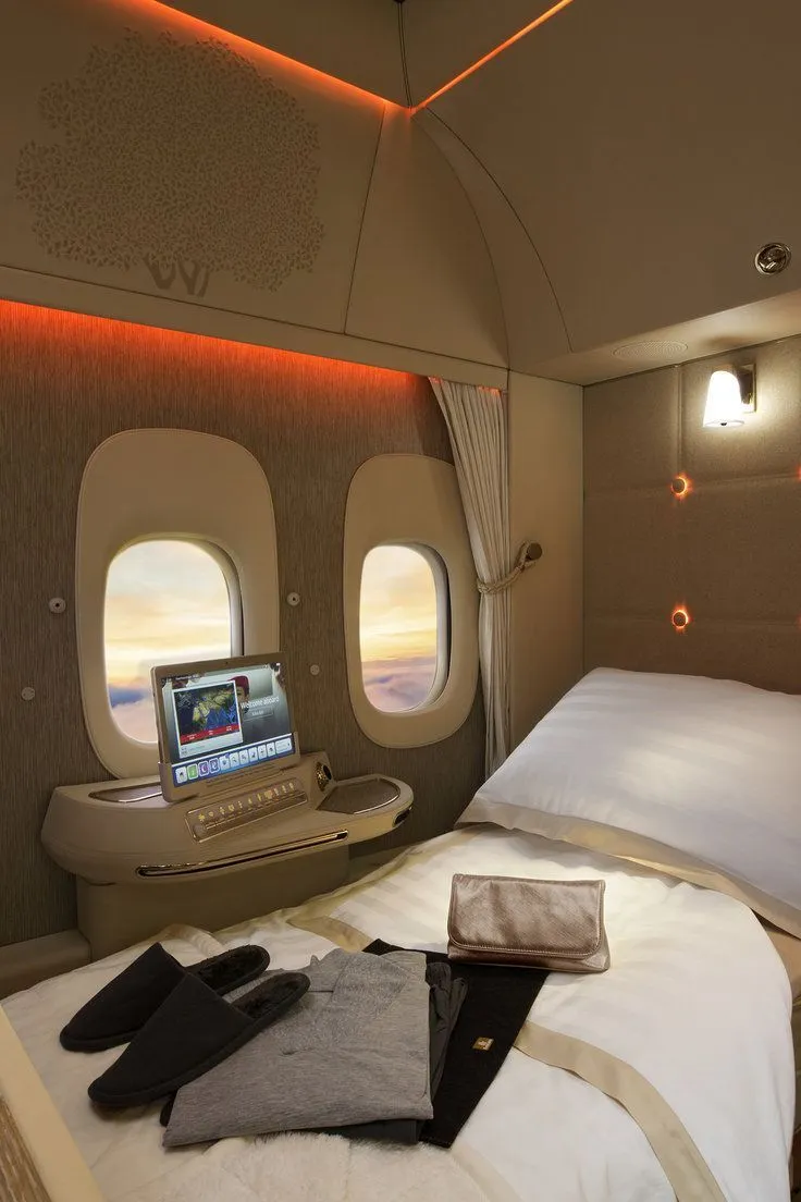 First class private suite with bed